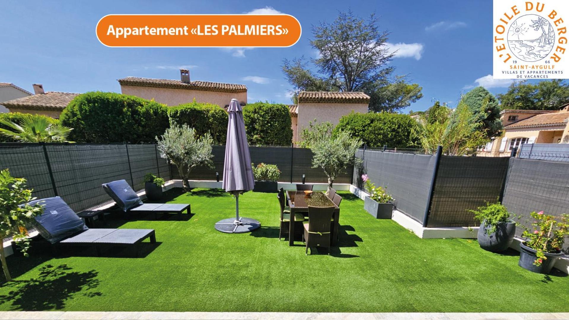 Etoile Du Berger Saint Aygulf 3 Villas Et 4 Appartements Jardin Individuel Et Piscine Chauffee En Saison - La Mer Et Les Plages 450 M Exterior foto
