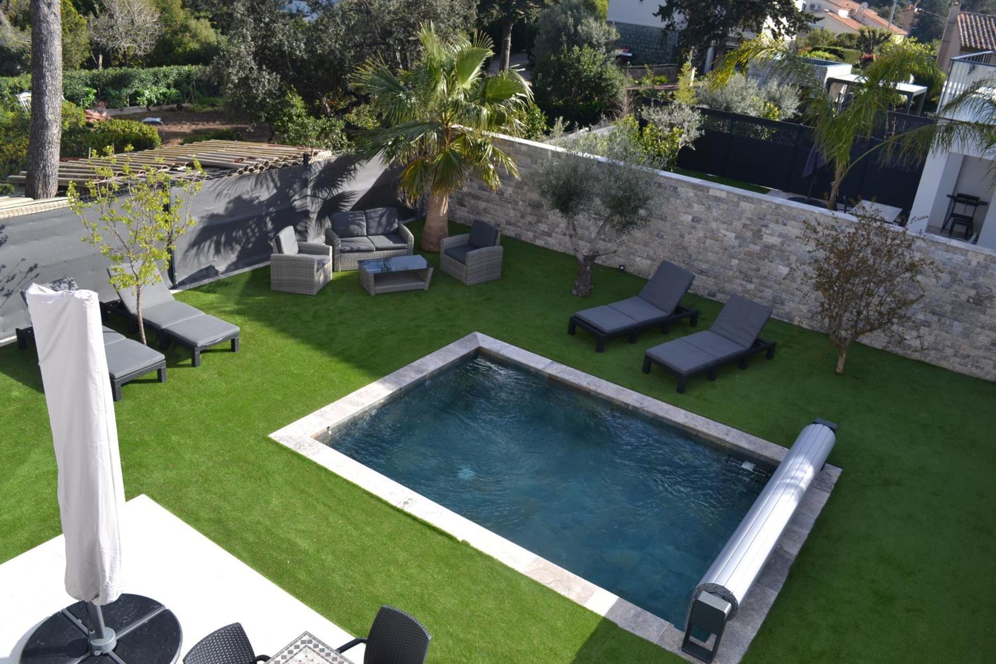 Etoile Du Berger Saint Aygulf 3 Villas Et 4 Appartements Jardin Individuel Et Piscine Chauffee En Saison - La Mer Et Les Plages 450 M Exterior foto